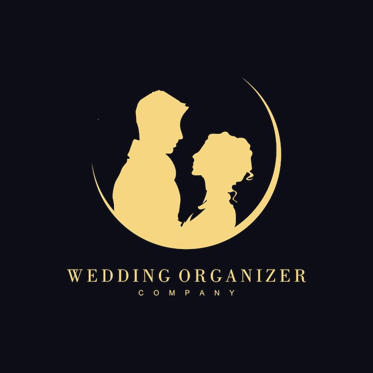 Inspiraciones de diseño de logotipo de organizador de bodas
