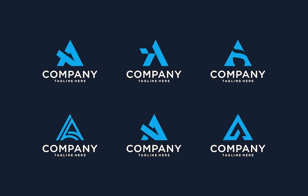 Inspirador logotipo de paquete moderno