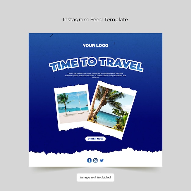 Instagram Feed Tamplate Viajes