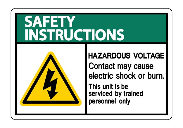 Instrucciones de seguridad El contacto con tensión peligrosa puede causar descargas eléctricas o quemaduras.