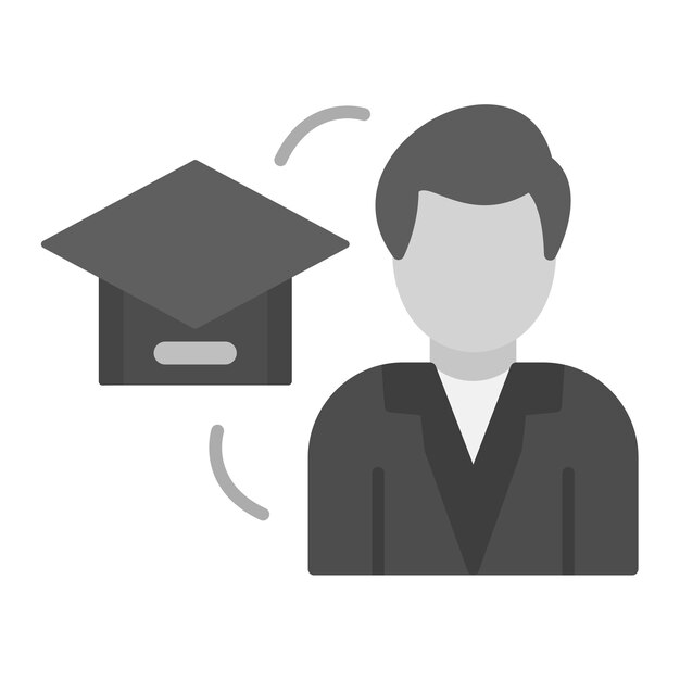 Instructor Imagen vectorial de icono masculino Se puede utilizar para capacitación empresarial