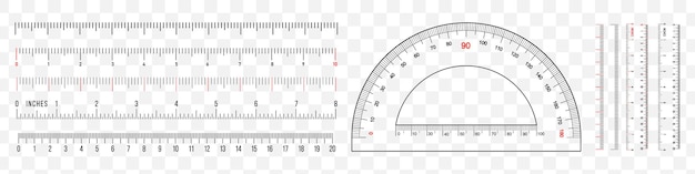Instrumento de elementos de medida de regla Conjunto de regla métrica