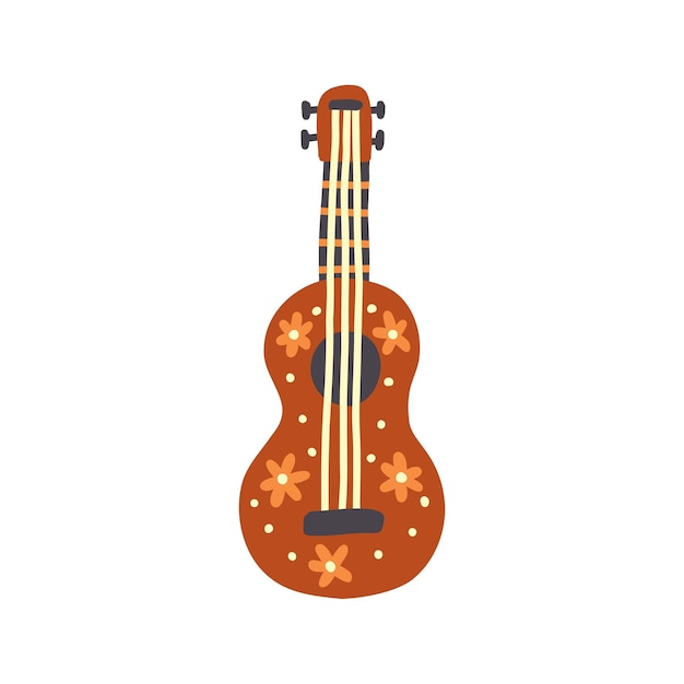 Vector instrumento musical mexicano guitarra ukelele