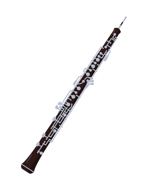 Instrumento musical orquestal clásico de viento madera Oboe