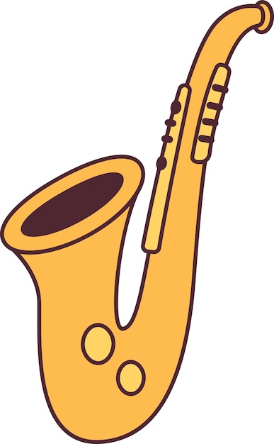 Instrumento musical de saxofón