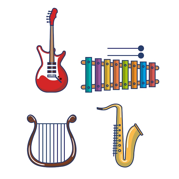 Vector instrumentos musicales