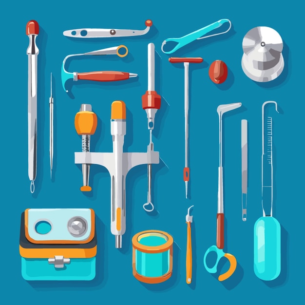 Vector instrumentos quirúrgicos