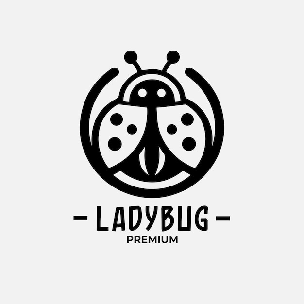 INT LOGO LADYBUG 2 en blanco y negro