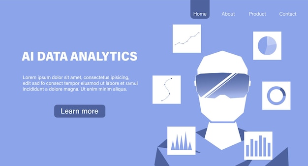 Inteligencia artificial en el análisis de datos Tecnología de marketing de datos Informe de datos comerciales