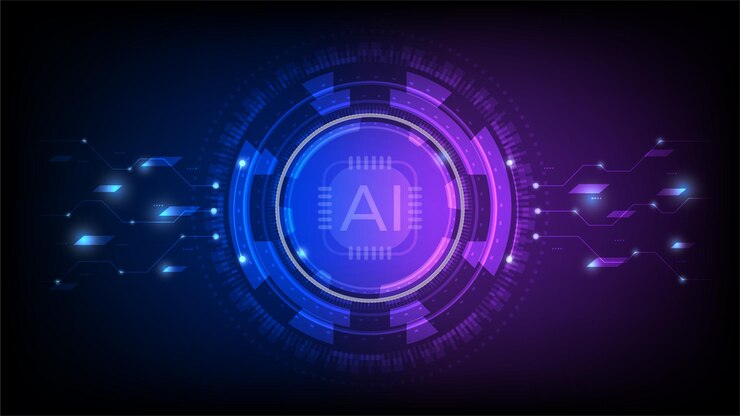 Inteligencia artificial Tecnología AI vector Antecedentes