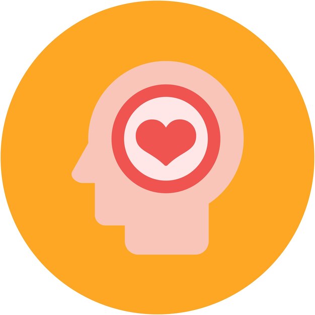 Inteligencia emocional Estilo de la ilustración vectorial