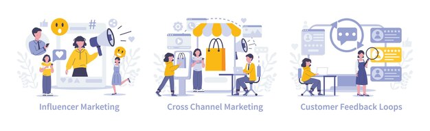 Interacción con el cliente aprovechando el alcance de los influencers marketing sin problemas entre canales y