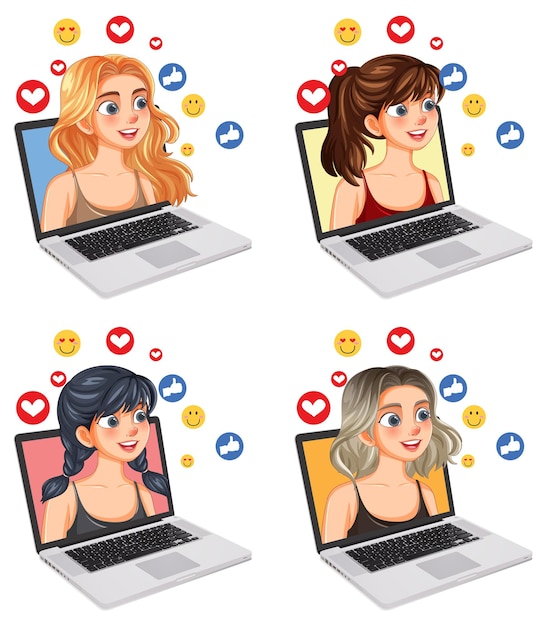 Interacción en las redes sociales virtuales