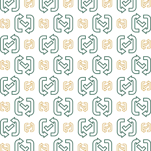 Intercambio de lujo repitiendo el patrón de moda de fondo de ilustración vectorial