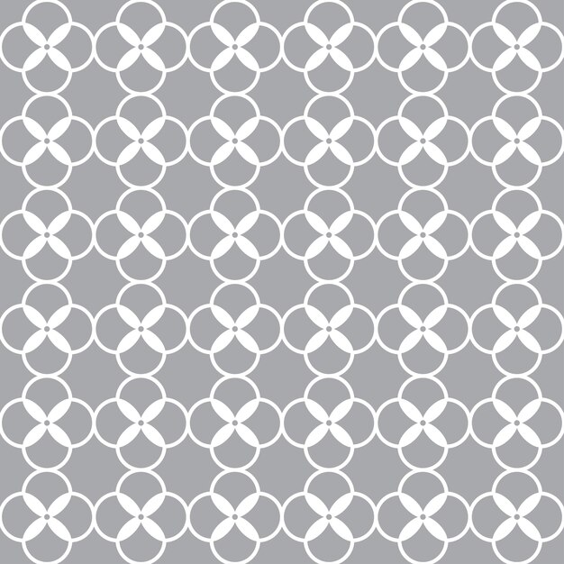 Interesante diseño de patrones circulares sin fisuras con mosaico batik