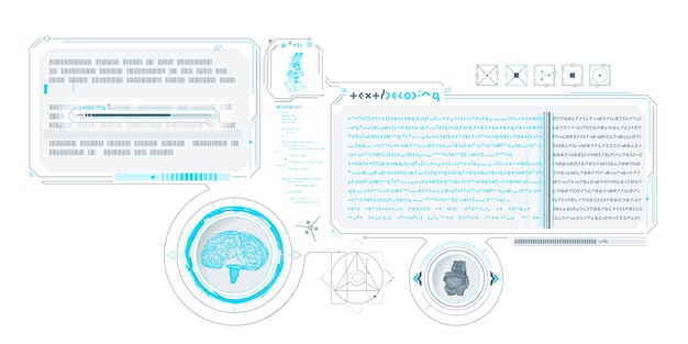 Interfaz de exploración mediante infografías de ciencia ficción.