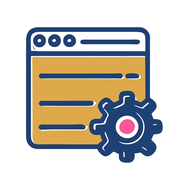 Interfaz plana Icono PNG Ilustración de capa vectorial transparente
