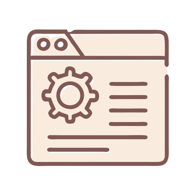 Interfaz plana Icono PNG Ilustración de capa vectorial transparente
