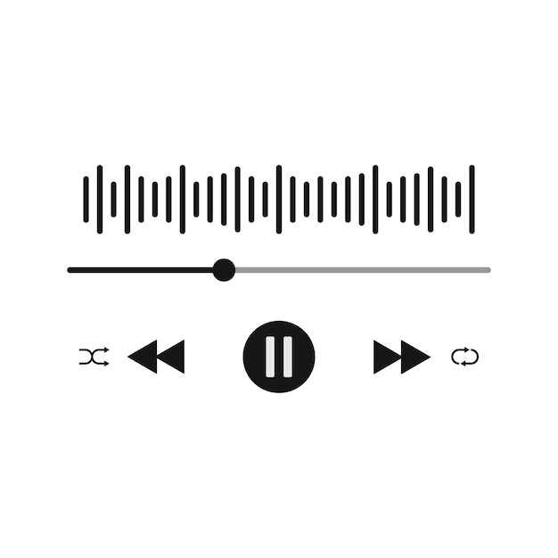 Interfaz de reproductor de música