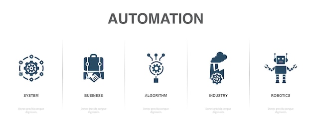 Interfaz de usuario de voz Altavoz inteligente Asistente inteligente Iconos de asistencia IOT Plantilla de diseño infográfico Concepto creativo con 5 pasos