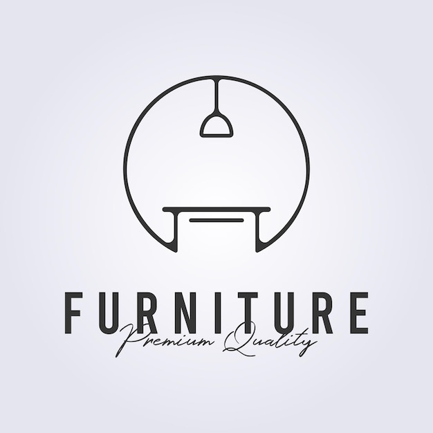 interior de la habitación de muebles logotipo símbolo icono signo línea vectorial arte diseño de ilustración