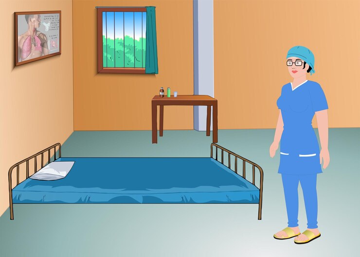 Interior del hospital
