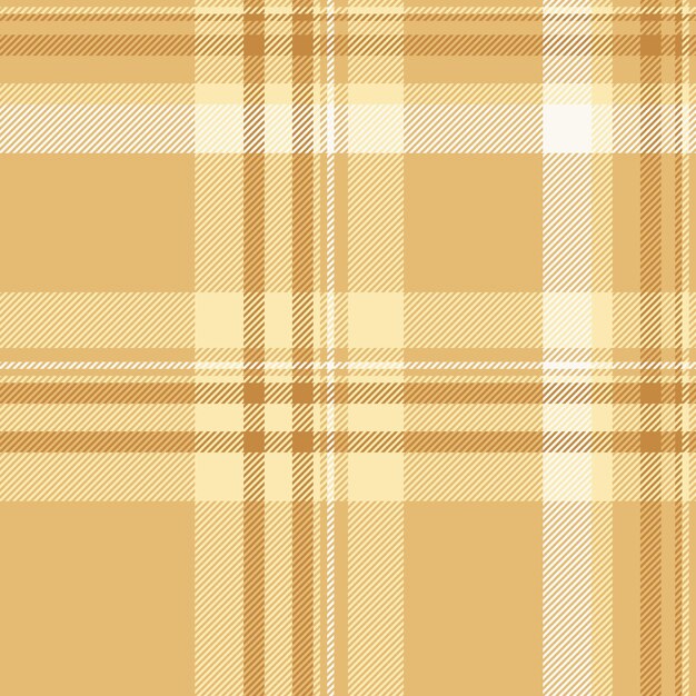 Internet chequeo de tela patrón kilt vector plis textil tee fondo textura sin costuras tartan en ámbar y colores claros
