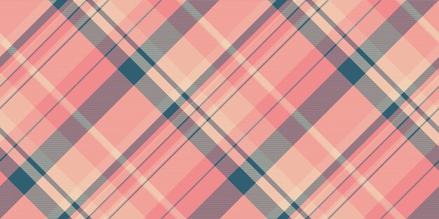 Internet comprobar la textura de la tela cubierta del edredón fondo vectorial sin costuras patrón textil de verano tartan a cuadros en colores rojo y cian