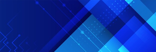 Internet de seguridad cibernética amplia y concepto de red Ilustración de vector de alta tecnología con varios elementos tecnológicos Concepto de ciencia ficción global abstracto Comunicación digital de Internet sobre fondo azul