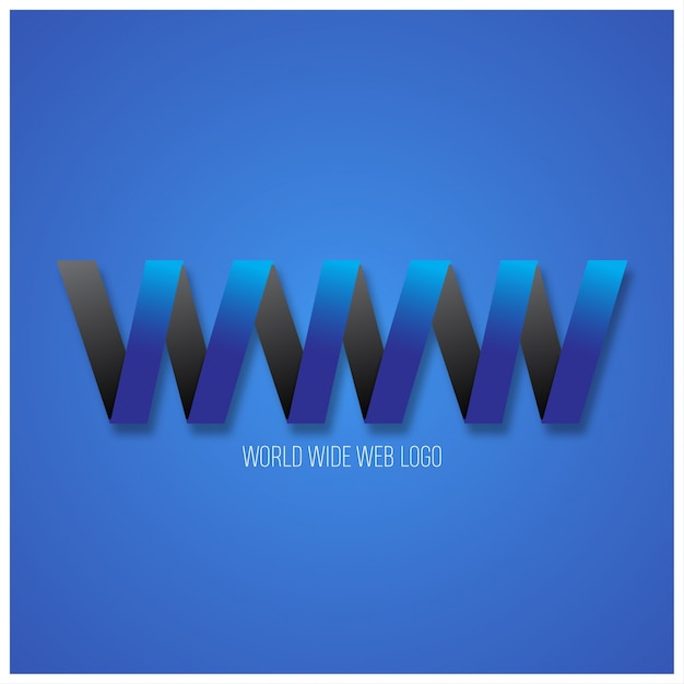 Internet world wide web vector logo