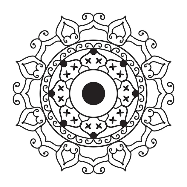 El intrincado diseño circular del Mandala