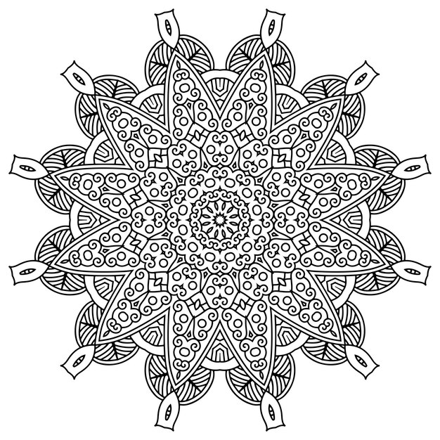 El intrincado diseño del Mandala
