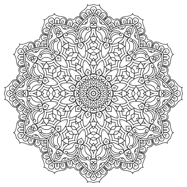 El intrincado diseño del Mandala
