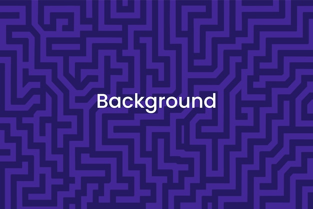 Intrincado fondo de laberinto para aplicaciones digitales Abstracto Diseño de laberento geométrico púrpura