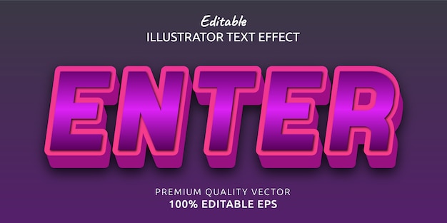 Introducir efecto de estilo de texto editable