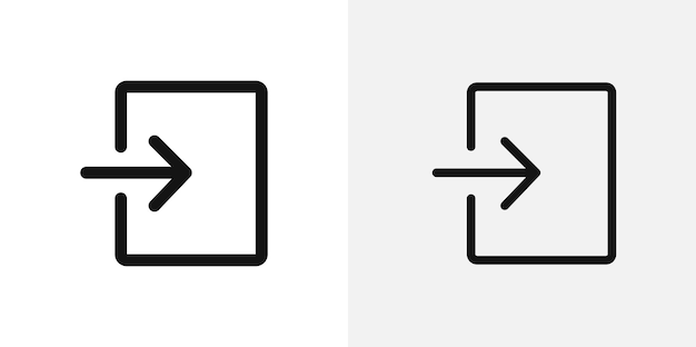 Introduzca el conjunto de iconos del vector de iconos