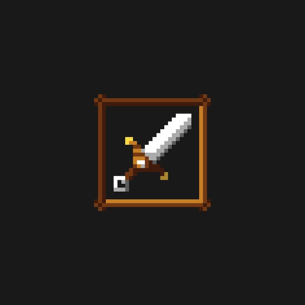 Inventario de objetos de RPG de pixel art