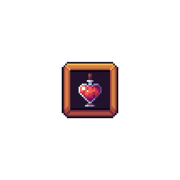 Inventario de objetos de RPG de pixel art
