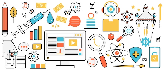 Inversión en startups científicas lanzamiento de cohetes desarrollo y análisis de datos digitales