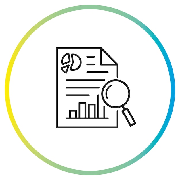 investigar icono vector