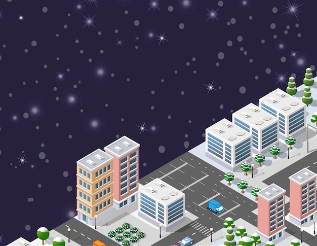Invierno navidad urbano
