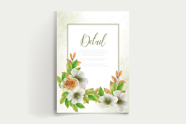 INVITACIÓN DE BODA ACUARELA