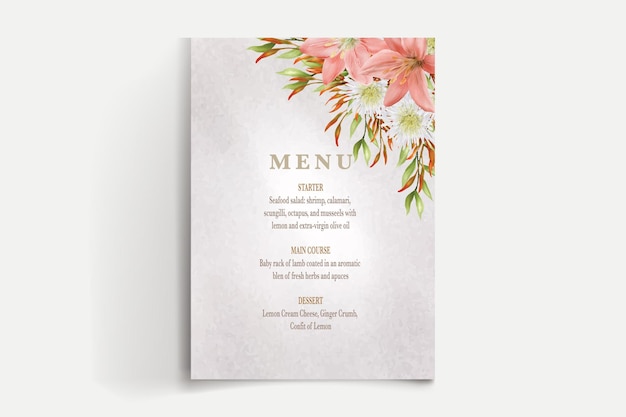 INVITACIÓN DE BODA ACUARELA