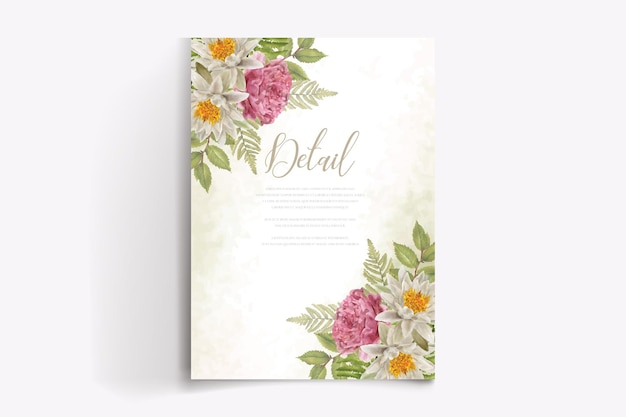 Invitación de boda Acuarela