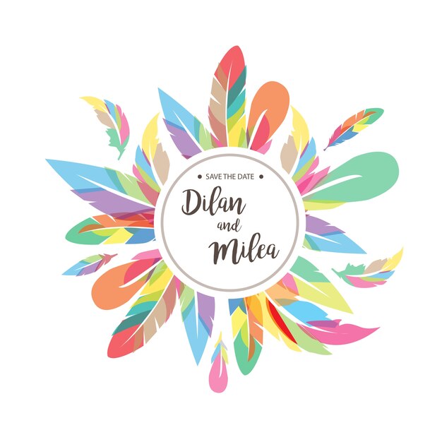 Invitación de boda Dilan