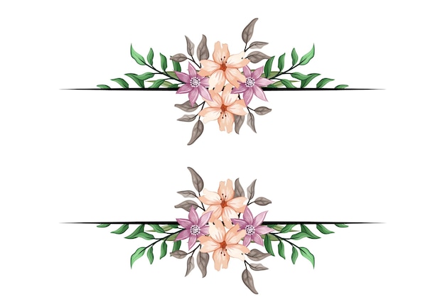La invitación de boda de follaje floral exuda elegancia atemporal y encanto natural estableciendo el perfecto