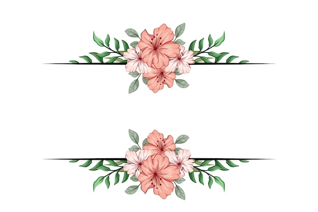 La invitación de boda de follaje floral exuda elegancia atemporal y encanto natural estableciendo el perfecto