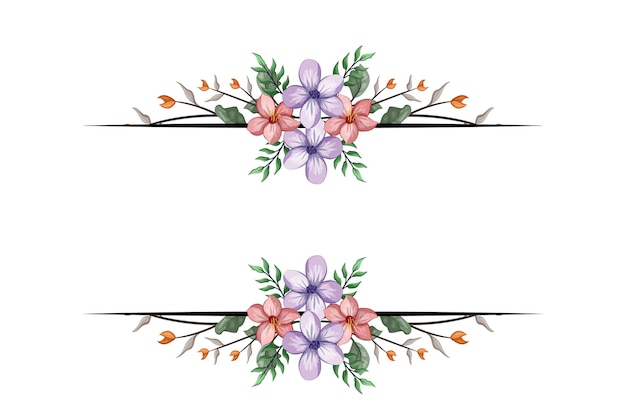 La invitación de boda de follaje floral exuda elegancia atemporal y encanto natural estableciendo el perfecto