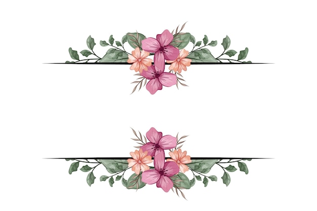 La invitación de boda de follaje floral exuda elegancia atemporal y encanto natural estableciendo el perfecto