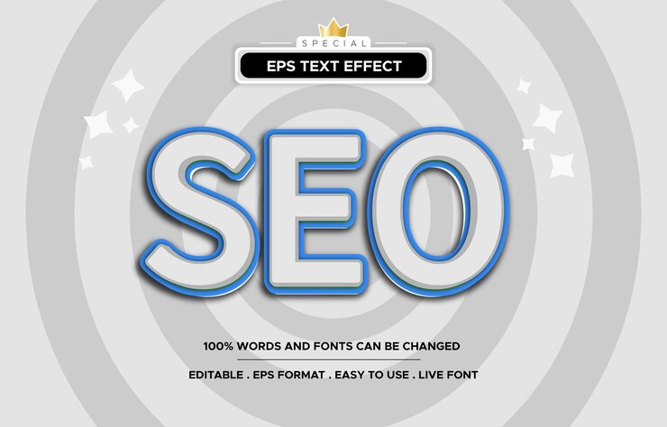 Vector invitación de boda de lujo cartext efecto seo optimización editable búsqueda de clasificación de página